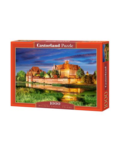 Puzzle Castorland de 1000 piese - Castelul Malbork in Polonia - 1