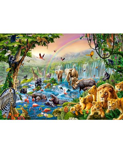 Puzzle Castorland de 500 piese - Rau in jungla - 2