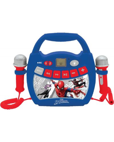 CD player Lexibook - Spider-Man MP320SPZ, albastru/roșu - 1