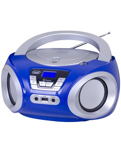 CD player Trevi - CMP 544, albastru/argintiu - 2