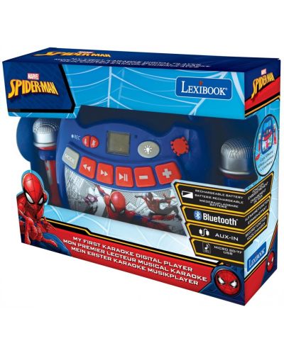 CD player Lexibook - Spider-Man MP320SPZ, albastru/roșu - 3