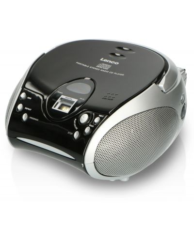 CD player Lenco - SCD-24, negru/argintiu - 1