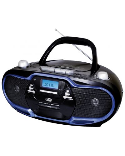 CD player Trevi - CMP 574, negru/albastru - 5