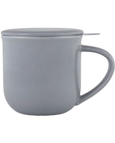 Ceașcă de ceai cu strecurătoare Viva Scandinavia - Minima Sea Salt, 350 ml, gri - 1