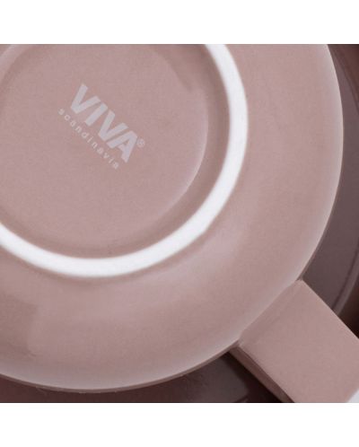 Ceașcă de ceai cu farfurioară Viva Scandinavia - Classic Stone Rose, 250 ml - 2