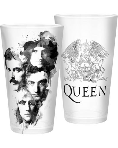Pahar pentru apă GB eye Music: Queen - Faces, 400 ml - 2