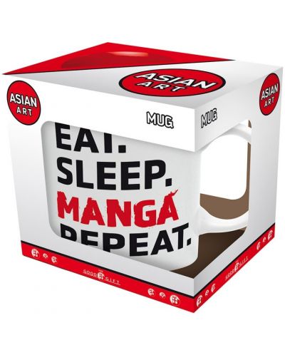 Cană The Good Gift Humor: Adult - Eat, Sleep, Manga, Repeat - 4