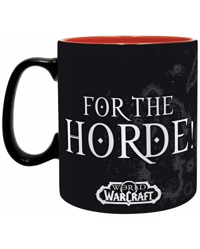 Cana ABYstyle Games: World of Warcraft - Horde logo, 460 ml - 2