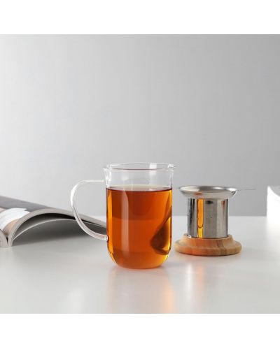 Ceașcă de ceai cu strecurătoare Viva Scandinavia - Minima, 500 ml, cu capac - 5