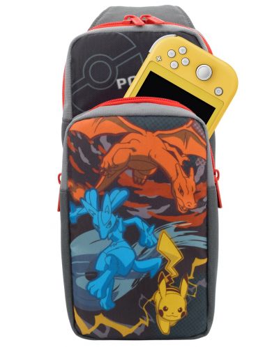 Geantă HORI Adventure Pack - Charizard, Lucario & Pikachu (Nintendo Switch/OLED/Lite) - 5