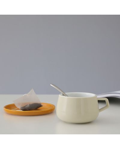 Ceașcă de ceai cu farfurioară Viva Scandinavia - Classic Cream, 250 ml	 - 2