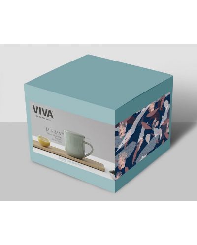 Ceașcă de ceai cu strecurătoare Viva Scandinavia - Minima Sea Salt, 350 ml, gri - 5