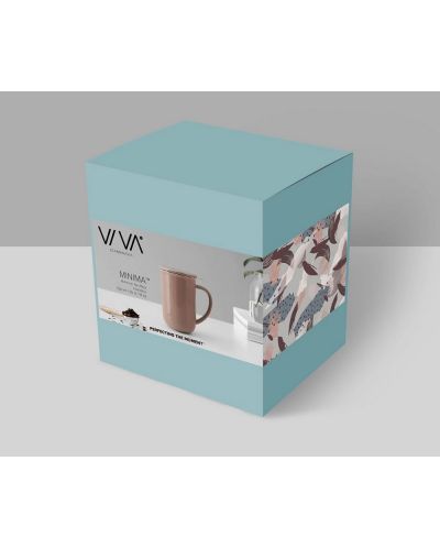 Ceașcă de ceai cu strecurătoare Viva Scandinavia - Minima Sea Salt, 500 ml, gri - 6