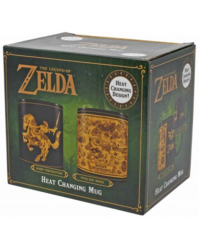 Cana cu efect termic Pyramid Games:  The Legend of Zelda - Map Silhouette - 4
