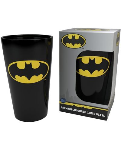 Pahar pentru apă ABYstyle DC Comics: Batman - Symbol, 400 ml - 2