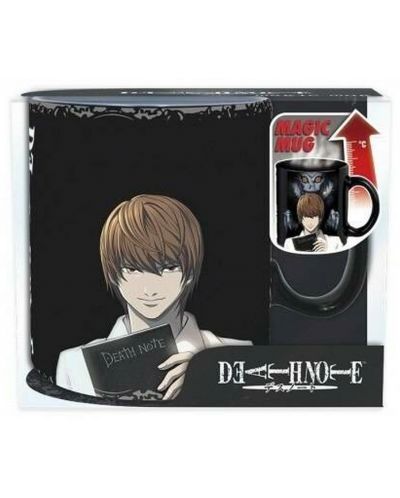 Cana cu efect termic ABYstyle Animation: Death Note - Kira & L, 460 ml	 - 4