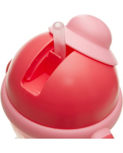 Cana cu pai si manere Wee Baby - Red, 200 ml - 2