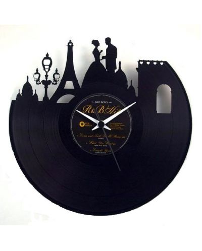 Ceas Vinyl Clock Art: Cities - Paris - 1