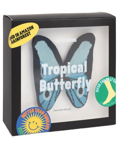 Șosete Eat My Socks - Tropical Butterfly, Blue - 1