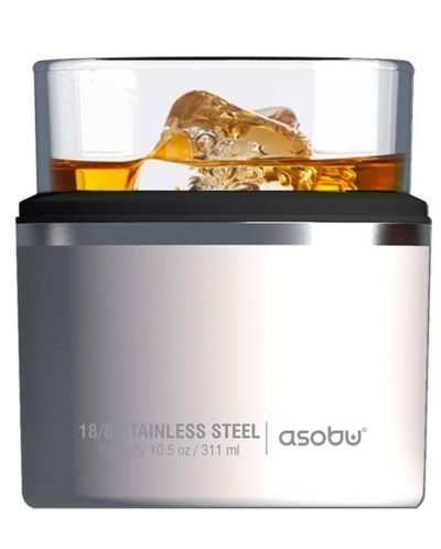 Asobu - Whiskey Kuzie, 311 ml, argintiu - 2