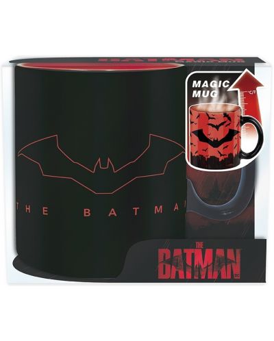 Pahar cu efect termic ABYstyle DC Comics: Batman - The Batman, 460 ml - 3