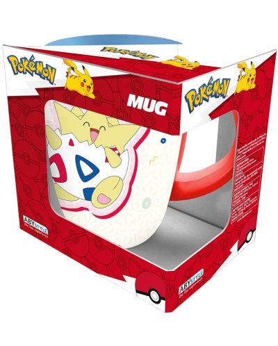 Pahar 3D ABYstyle Games: Pokemon - Togepi, 400 ml - 3