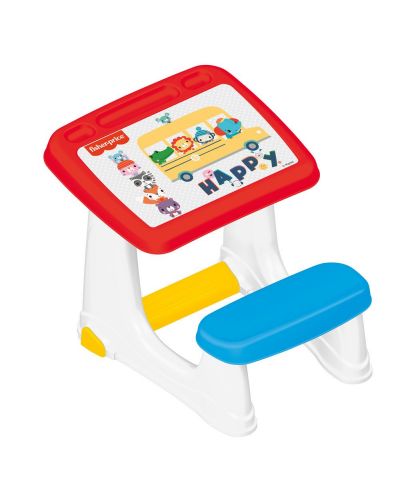 Banca scolara Dolu Fisher Price - cu bancuta - 2