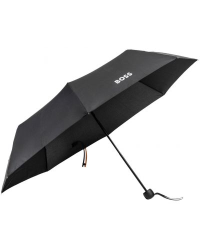 Umbrelă Hugo Boss Iconic - Mini, neagră - 1
