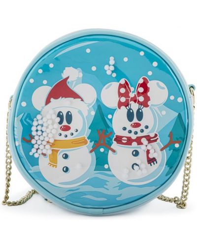 Geanta Loungefly Disney: Mickey Mouse - Snowman Mickey & Minnie - 2
