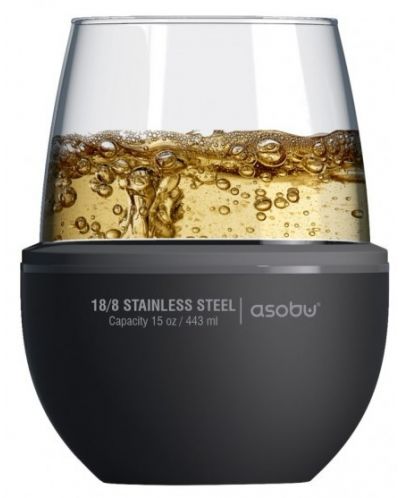 Asobu - Wine Kuzie, 440 ml, argintiu - 2