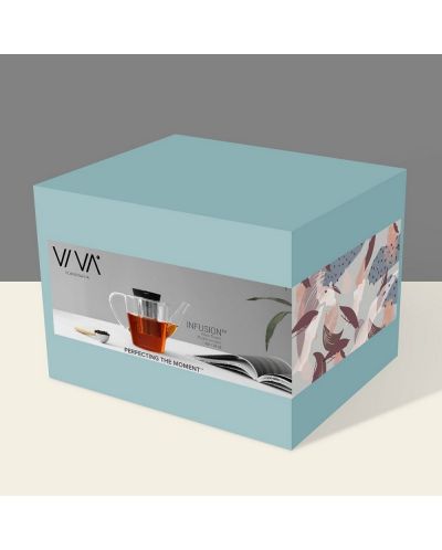 Ceainic cu strecurătoare Viva Scandinavia - Infusion, 1 L, cu capac din silicon - 8