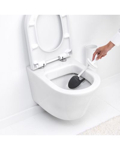 Periuță de toaletă cu suport Brabantia - MindSet, Mineral Fresh White - 8