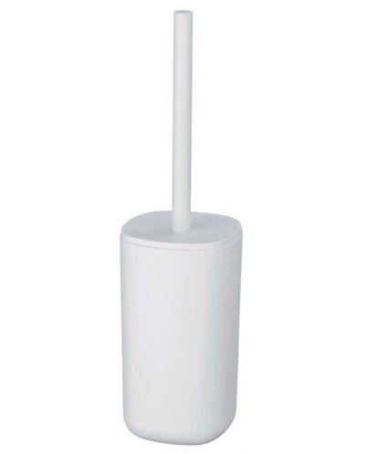 Perie de toaletă Wenko - Davos, 9,5 x 35 cm, alb mat - 1