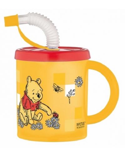 Ceașcă cu pai și mâner Disney - Winnie The Pooh, 210 ml - 1