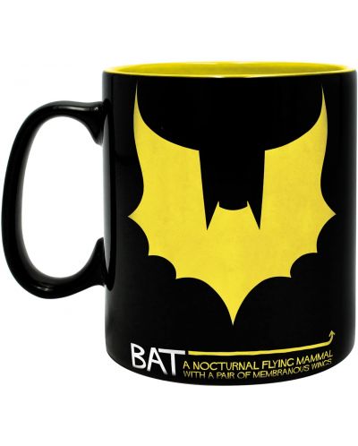 Cana  ABYstyle DC Comics: Batman - Yellow Bat Symbol, 460 ml	 - 2