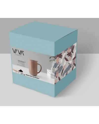 Ceașcă de ceai cu strecurătoare Viva Scandinavia - Minima Stone Rose, 500 ml - 5