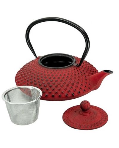 Ceainic din fontă Bredemeijer - Xilin, 1.250 L, roșu - 2