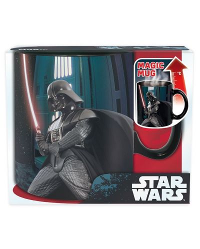 Cana cu efect termic ABYstyle Movies: Star Wars - Darth Vader, 460 ml - 3