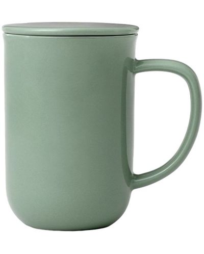 Ceașcă de ceai cu strecurătoare Viva Scandinavia - Minima Stone Green, 500 ml - 1