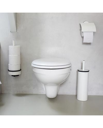Perie de toaletă Brabantia - Profile, Albă - 2