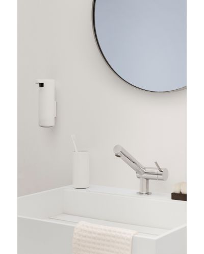 Perie de toaleta pentru montare pe perete Blomus - Modo, alb - 3
