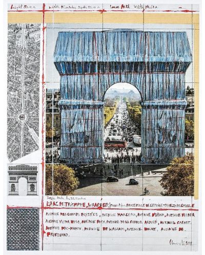 Christo and Jeanne-Claude. Postcard Set - 5