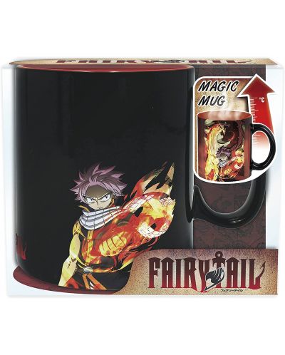 Cana cu efect termic ABYstyle Animation: Fairy Tail - Natsu and Lucy, 460 ml - 4