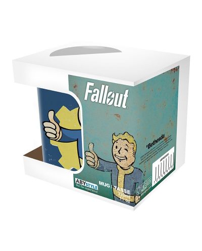 Cană ABYstyle Games: Fallout - Vault Boy, albastră - 3