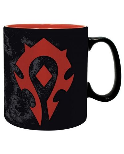 Cana ABYstyle Games: World of Warcraft - Horde logo, 460 ml - 1