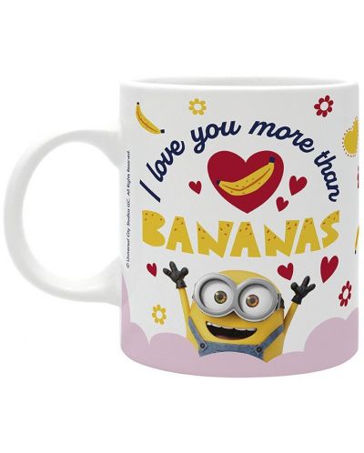 Cană The Good Gift Animation: Minions - I love you more than bananas - 2
