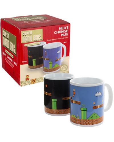 Cupa cu efect termic  Paladone Games: Super Mario Bros - Adventures, 350 ml - 3