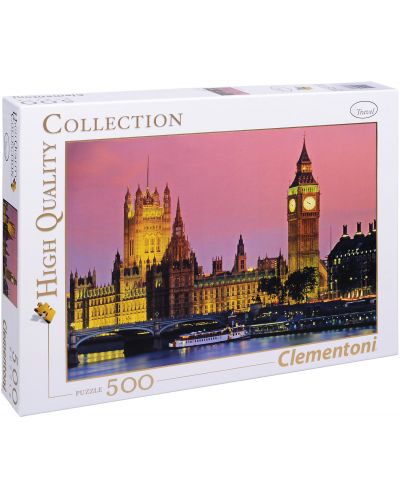Puzzle Clementoni de 500 piese - Londra, Big Ben - 1