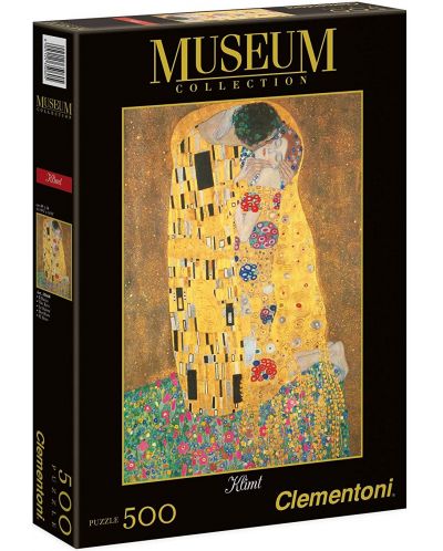 Puzzle Clementoni de 500 piese - Sarutul, Gustav Klimt - 1