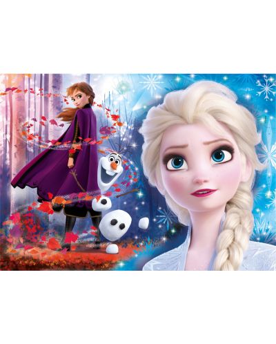 Puzzle Clementoni de 2 x 60 piese - SuperColor Disney Frozen 2 - 3